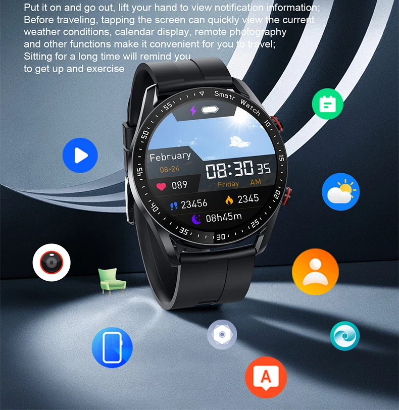 2025 New Hw20 Ecg Ppg Bt Call Smart Watch Men Laser Health Blood Pressure Fitness Sport Watch Man Waterproof Smartwatch for Men