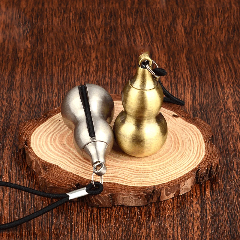 Safety Metal Gourd Style Lighter With Keyring Kerosene Million Times Matches