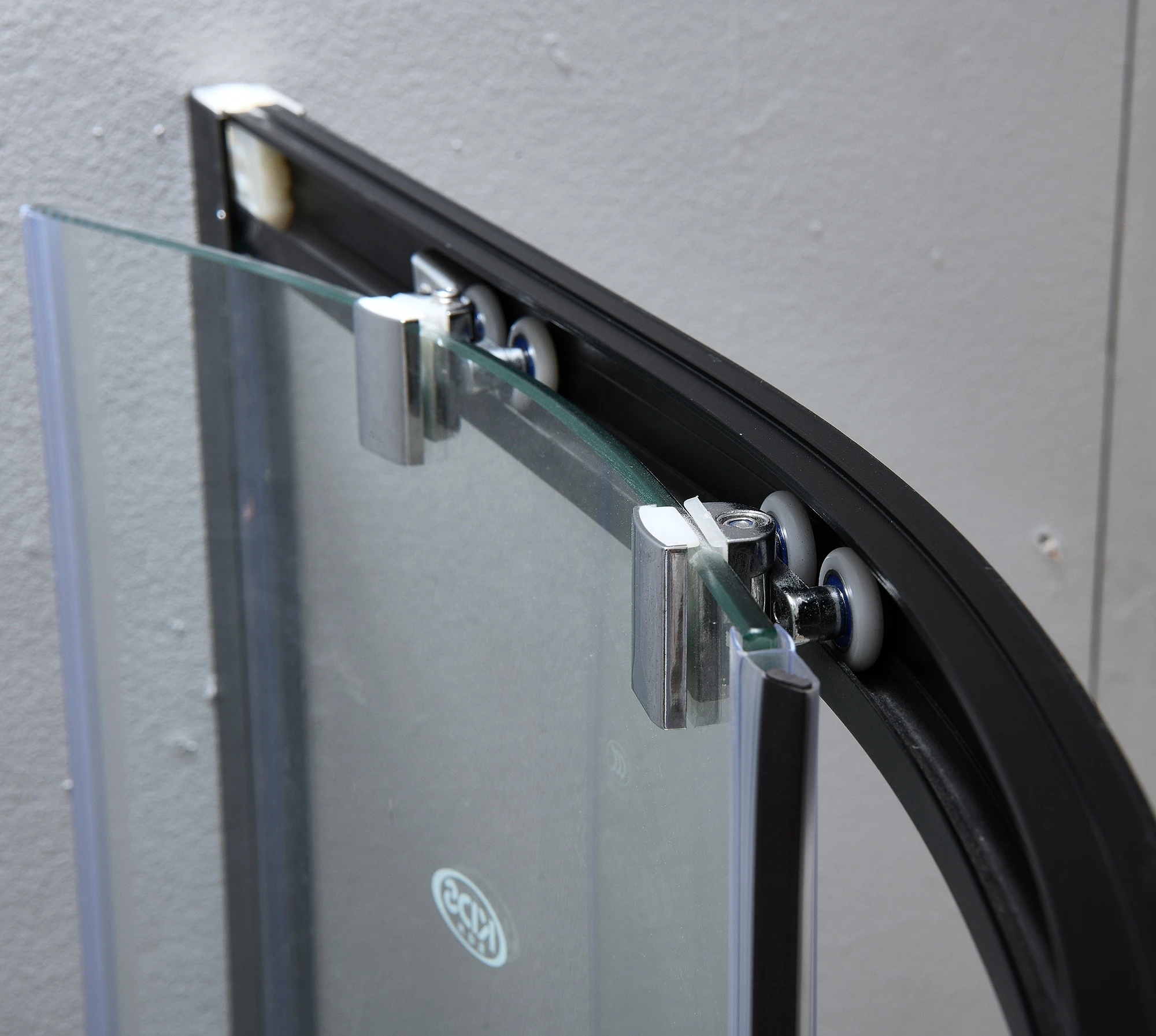 Modern Design Arc Shape Modular Bathroom Cubicles Glass Shower Door Aluminum Cabina De Ducha Sliding Shower Room