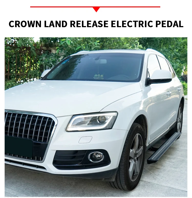 High Performance Waterproof Motor Exterior Accessories Aluminum Electric Side Step Power Step for Audi Q7 Powered Step supplier