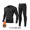 803 + 805 Black fleece tights