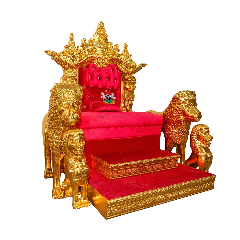 Wholesale Customized Gold Throne Furniture Sale