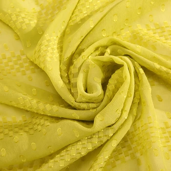 人造丝混合剪辑提花11m/m 72% 丝素28% viscsoe丝绸粘胶面料