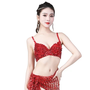 Lady's Club Stage Belly Dancing Performance Wear Bra Underwear Club Stage Show Performance Dancerwear