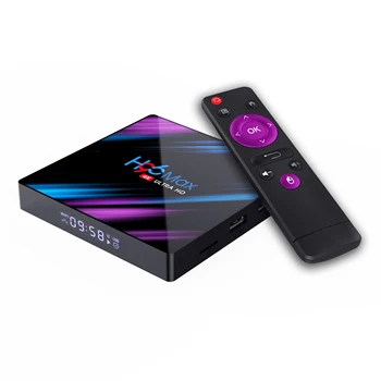 Set Top Box 4gb ram 32gb 64gb rom Android 10 OS smartbox H96 MAX RK3318 Tv Box