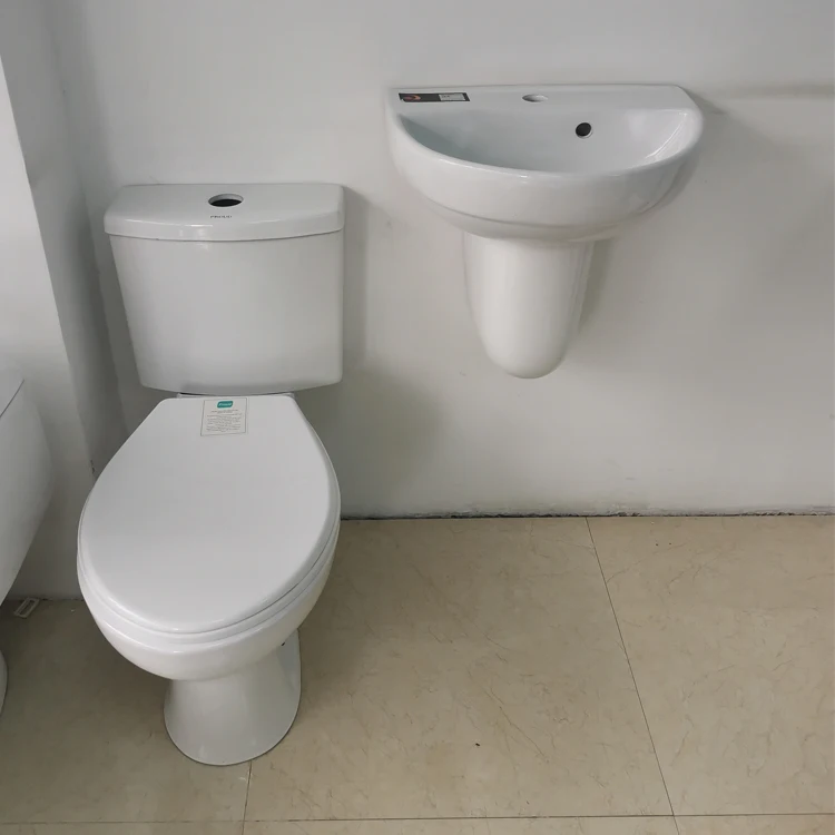 Washdown Sky Blue Color Toilet Two Piece Toilet Wc Water Closet Buy