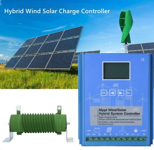 Demuda Solar And Wind Charger Hybrid Controller 12v 24v 48v Auto Adpat
