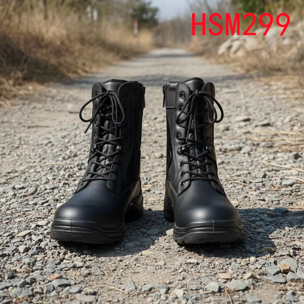 LXG, Saudo Arabijoje populiarūs autentiški jautienos odos tvirti žygiavimo batai, greitai atsitaisantys PU + gumos pamatas, kovos batai su Velcro užsegimu HSM299