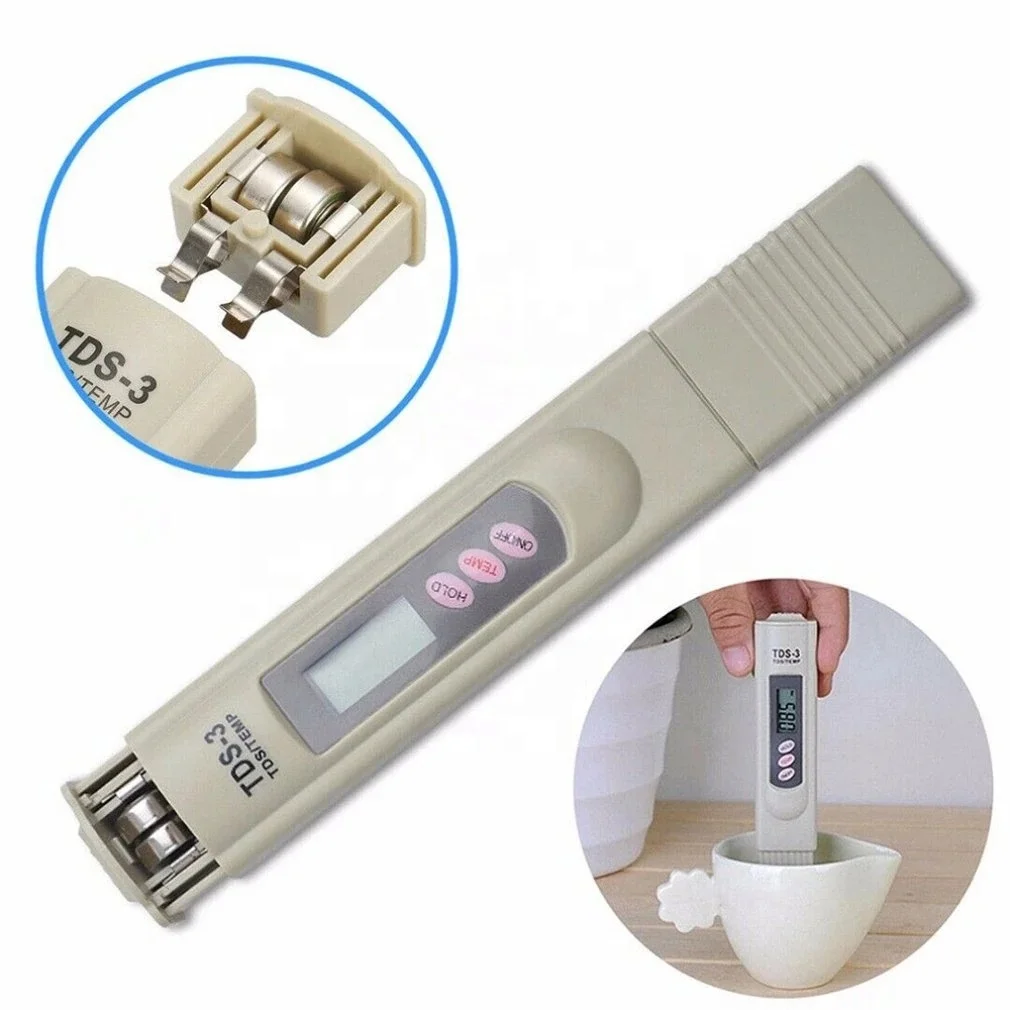 Medidor De PH Y TDS Homtiky 2 En 1 - Probador De Calidad De Agua Con Precisión 0.01 PH Y 1 PPM Para Piscina, Acuario Y Plantas