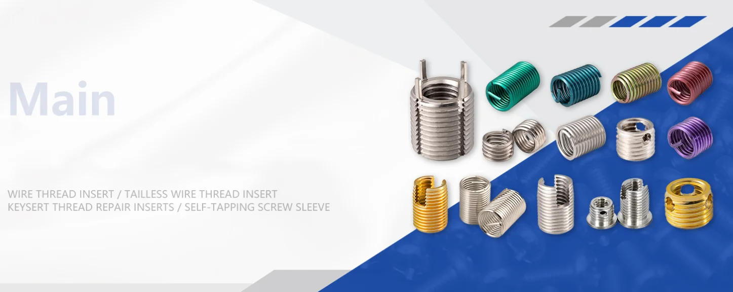 Stainless Steel Locking Wire Insert Locked Type Thread Locking Threaded