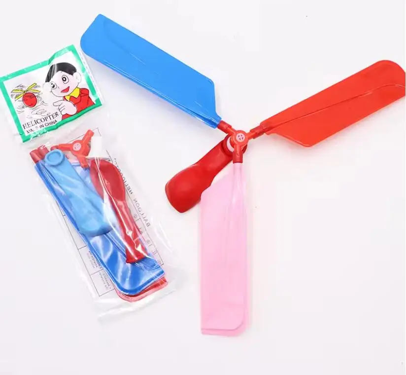 Flying Propeller Airplane Balloons DIY Balloons Helicopter Kids Toys Balloon Plane Toy for Party Games