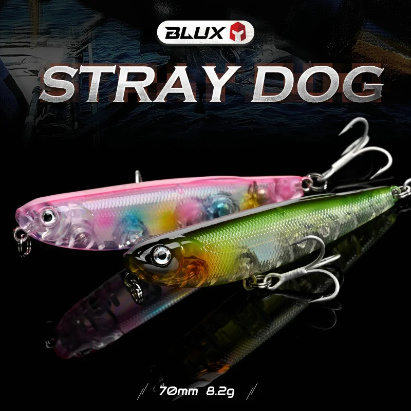 BLUX STRAY DOG 70F トップウォーターペンシル 70mm 8.2g サーフェス