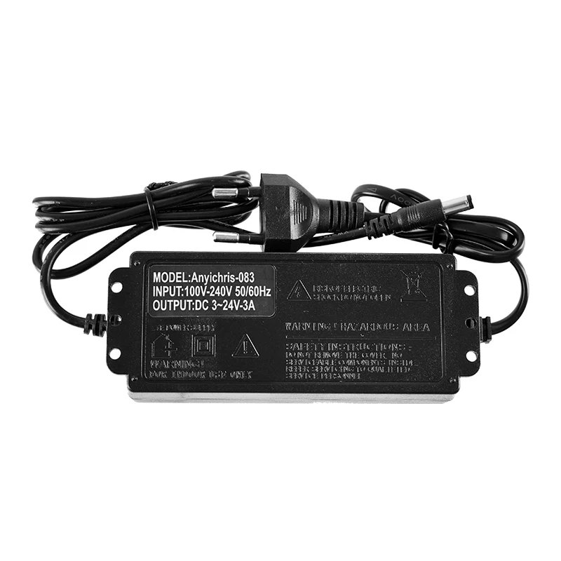 Universal Power Adapter Dc To Ac Converter 72W Power Supply Adjustable Dc 3V ~ 24V Variable Universal Switching Ac/dc Adapt | UK 24v Dc Power Supply Adjustable Power Supply