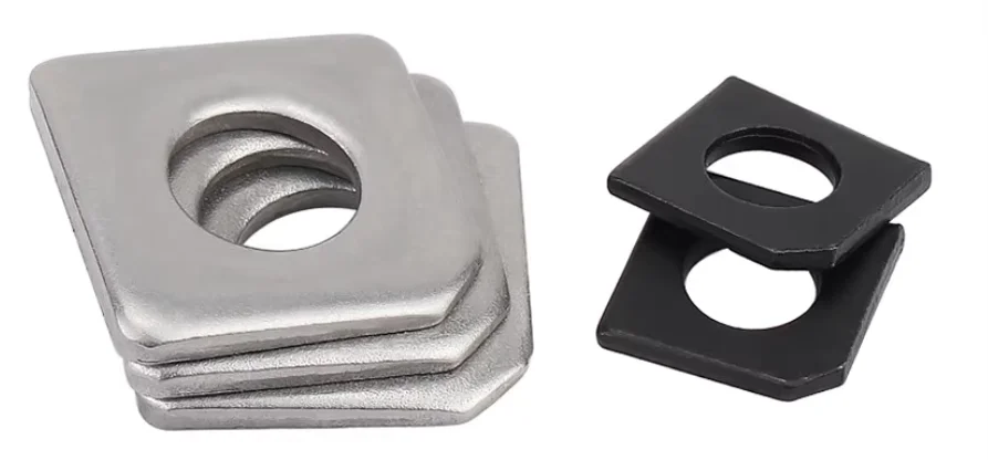 product professional excellent stainless steel square taper washers square hardened beveled washer for slot section-64