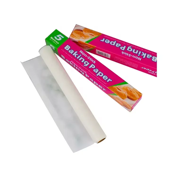 High Quality Greaseproof Unbleached Double Side Silicone Coated Paper Roll Custom Cooking Parchment Baking Paper