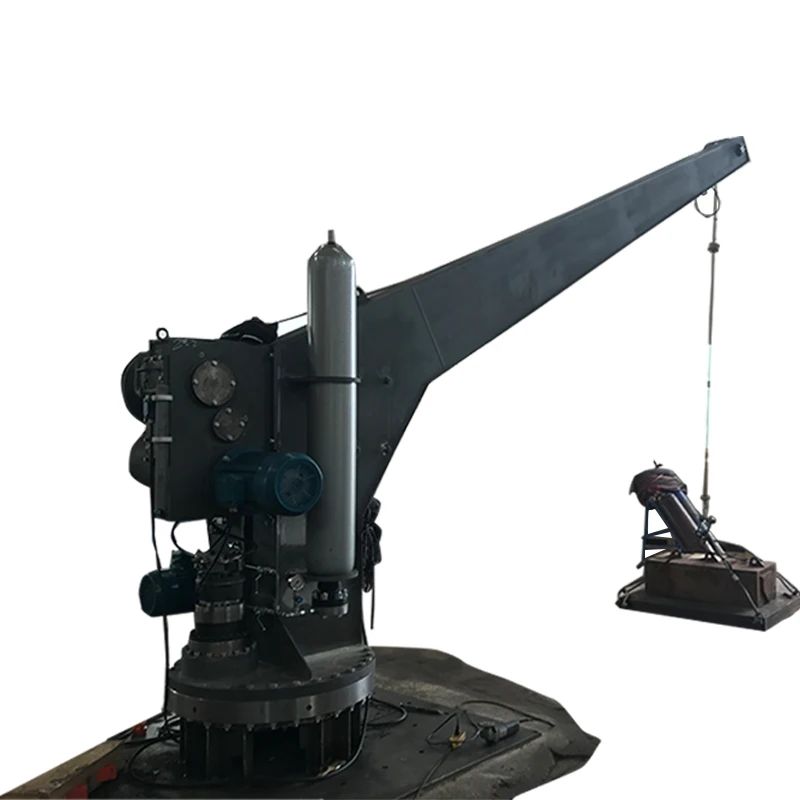 SOLAS Launching Equipment Fast Rescue Boat Crane Single Arm Davit