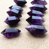 Amethyst double points