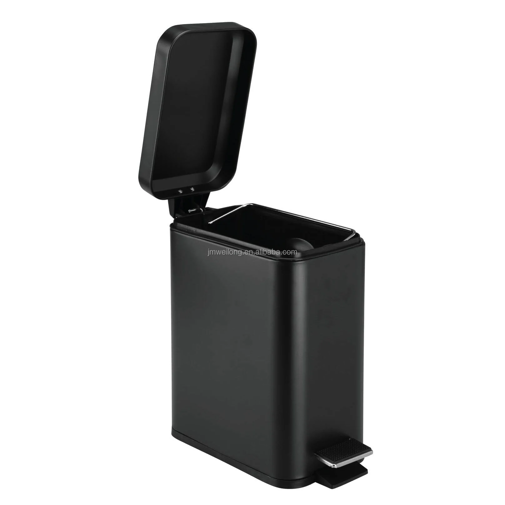 Modern Bathroom Waste Basket Garbage Storage Bin Brush Holder Tissue