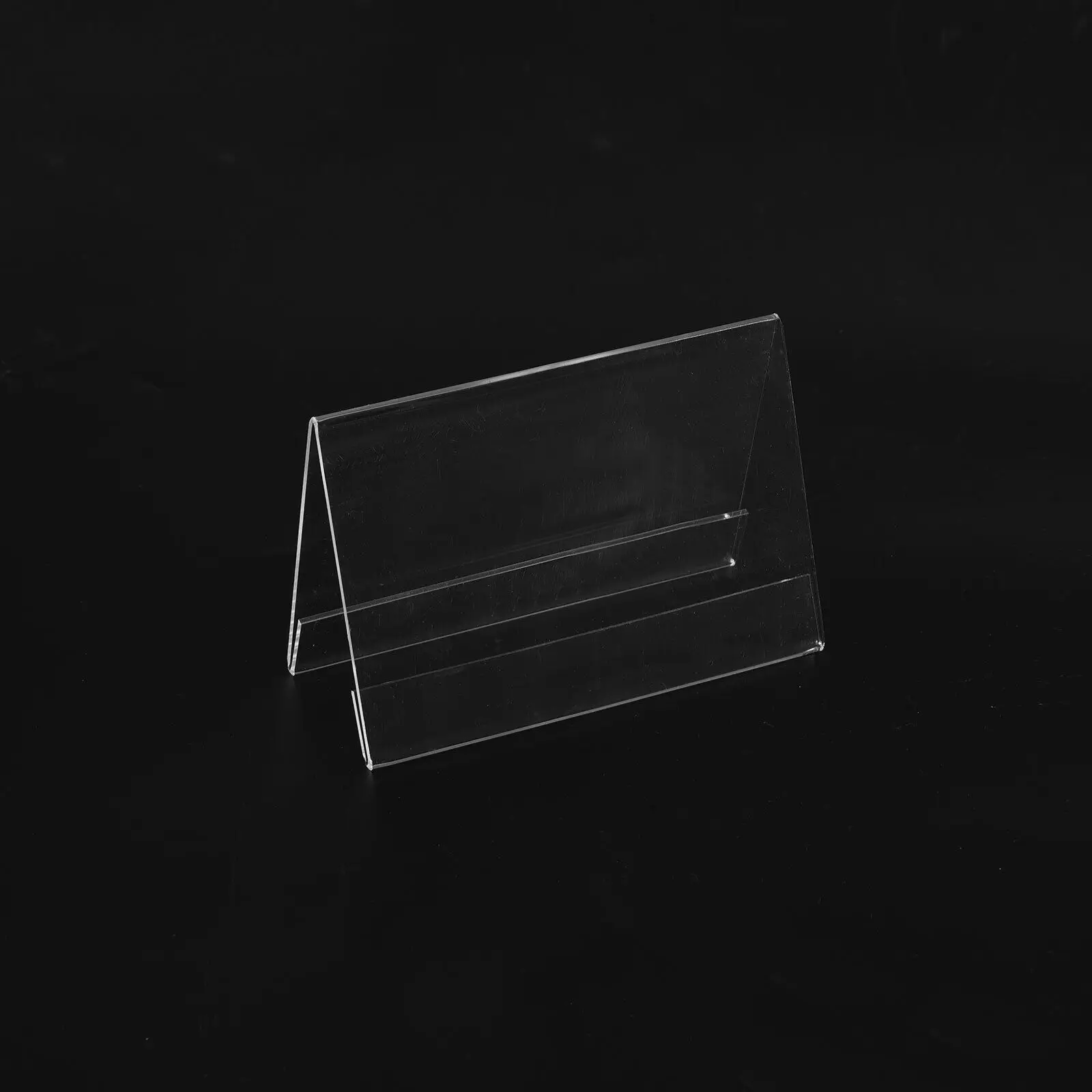 Custom Transparent Seating Assignments Acrylic Tent  Name Plate Hot Bending Triangle Conference Card Holder