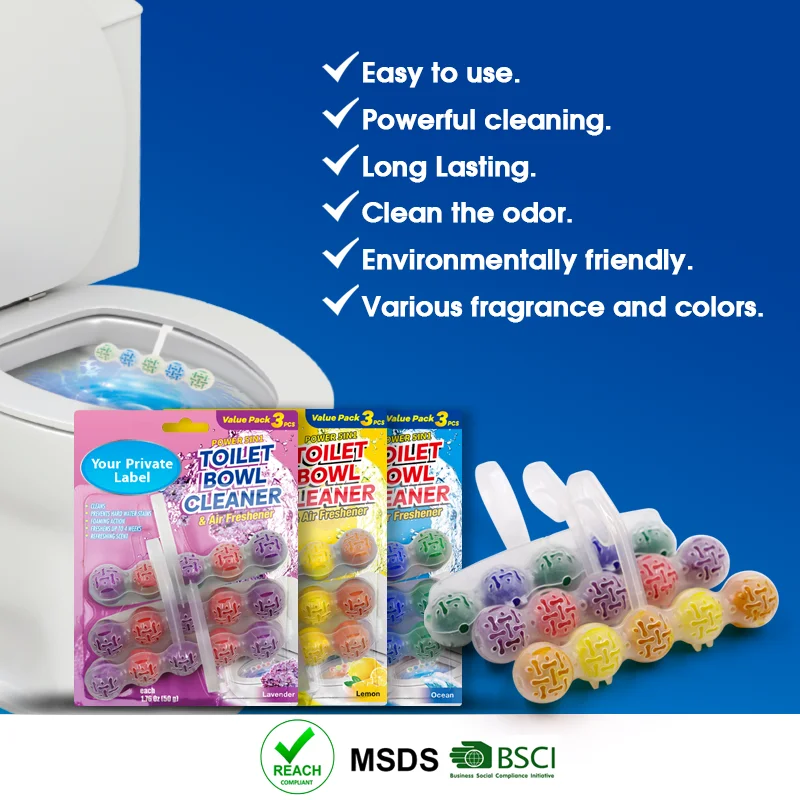 Toilet Bowl Clean Block Deodorizer Toilet Bowl Rim Hanger Auto Clean