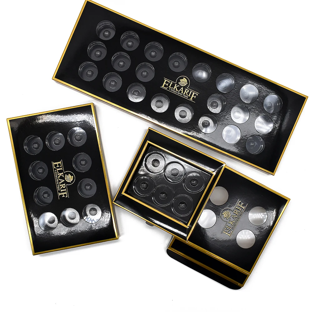 ISO9001 Luxury Chocolate Brown Gift Wrap Paper Box New Design Custom Logo Plate Printing Rigid Cardboard Package Embossing details