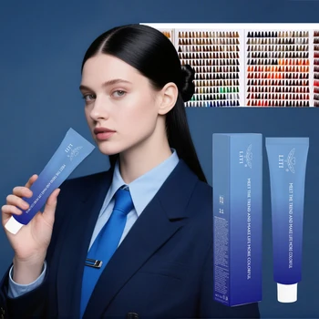 High Quality Semi-Permanent Hair Highlighting Cream Natural-Looking Results-No Stimulation Hair Color