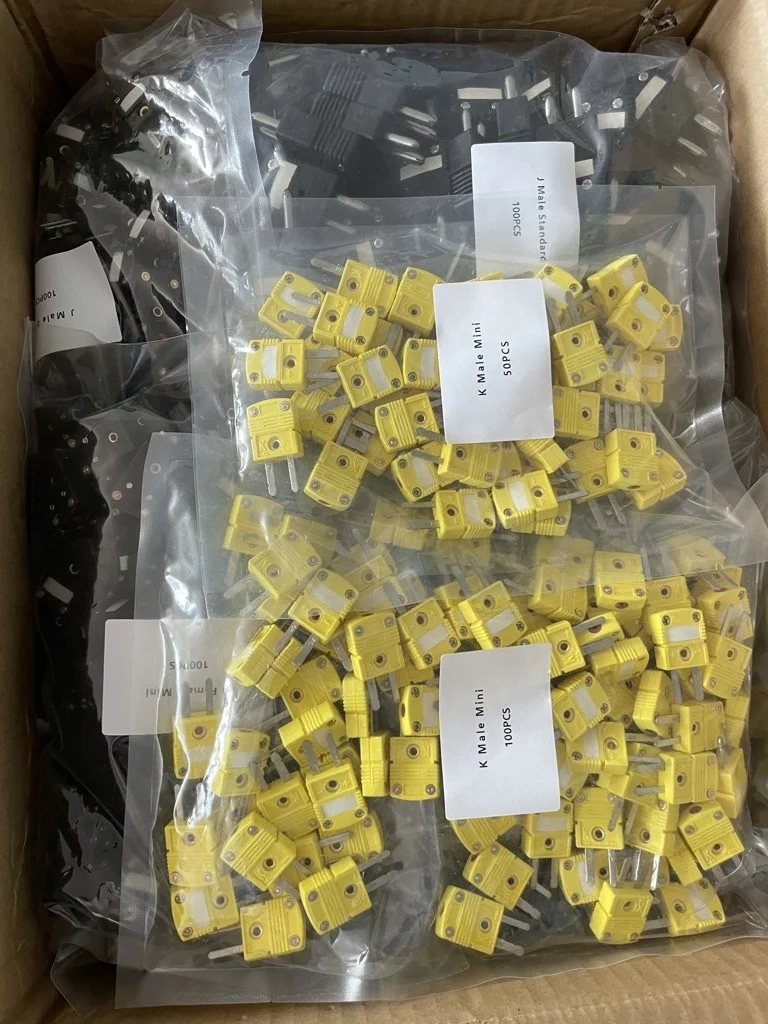 Thermocouple K Type Miniature Socket & Panel Mount Alloy Plug Connector Set Tool - Foto 14