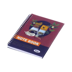 Customizable A5/A4 Spiral Bound Office & School Notebook with PVC Cover for Daily Use Wholesale Low MOQ Custom Logo Printing