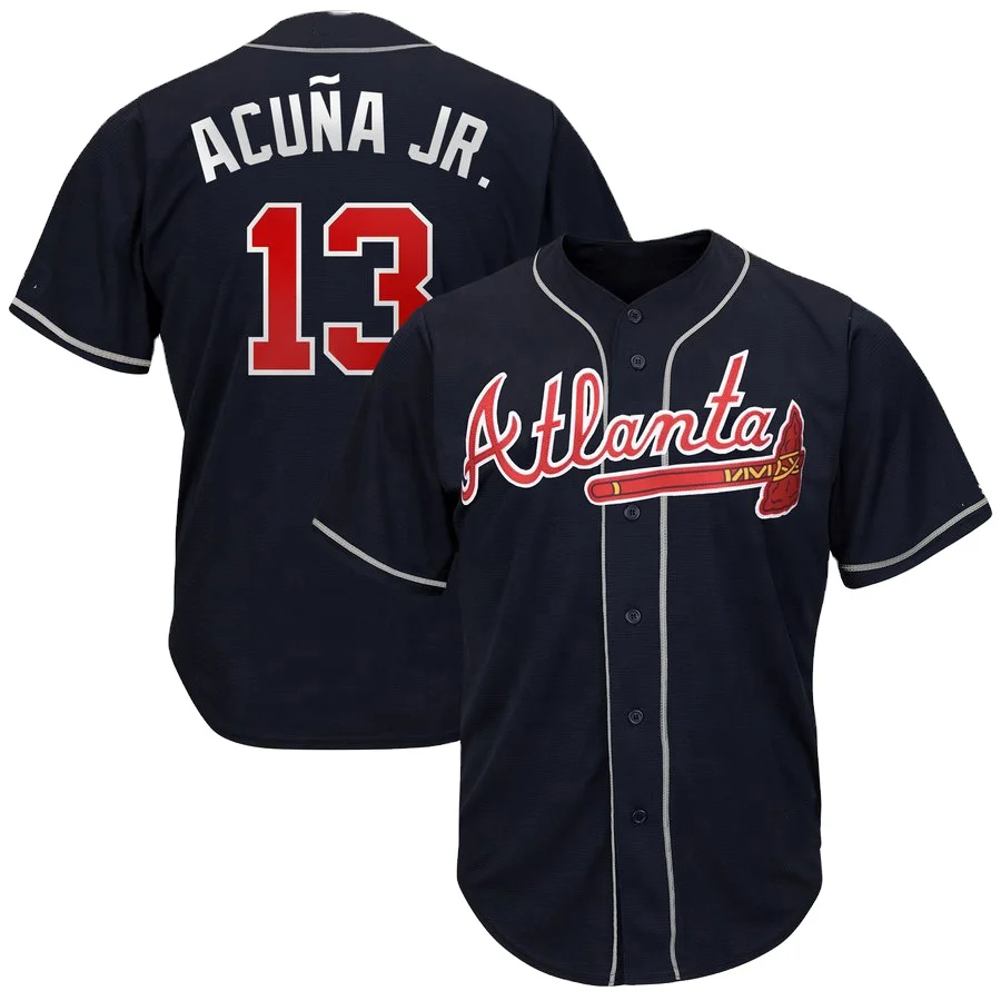 Wholesale Customize Men's Atlanta City Baseball Jersey #13 Ronald