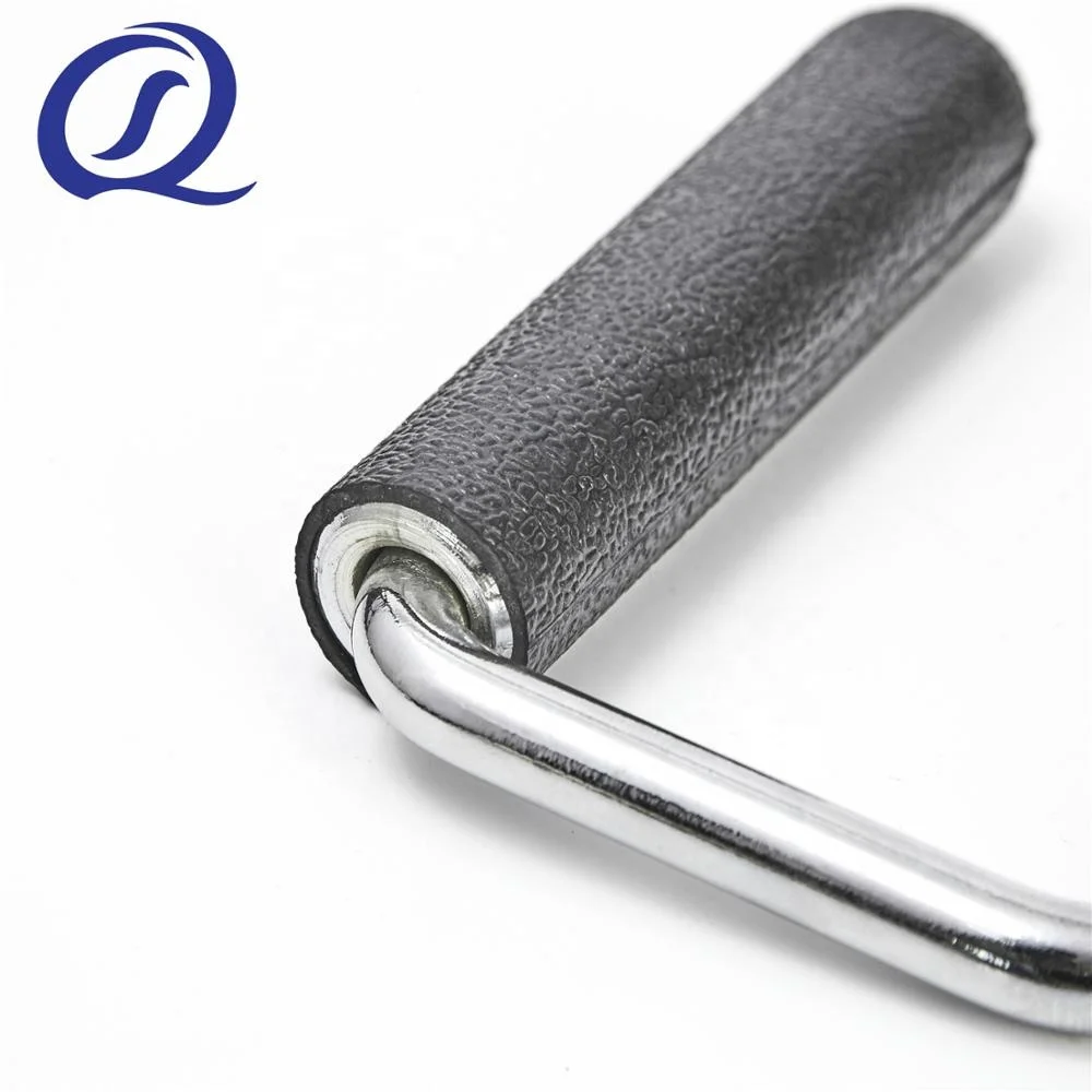 Steel Multi-Functional Trainer Attachment for Gym Equipment Single Open Sided Stirrup Cable Handle with Rubber Grip