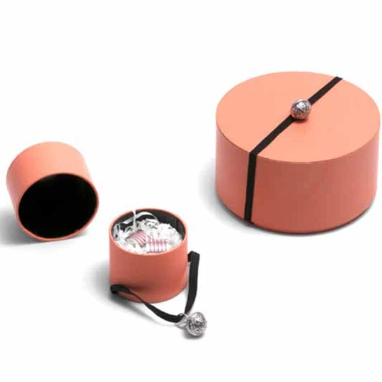 Factory Wholesale Custom Design Kraft Paper Cardboard Tube Velvet Necklace Jewelry Custom logo Luxury Gift Packaging for Jewelry