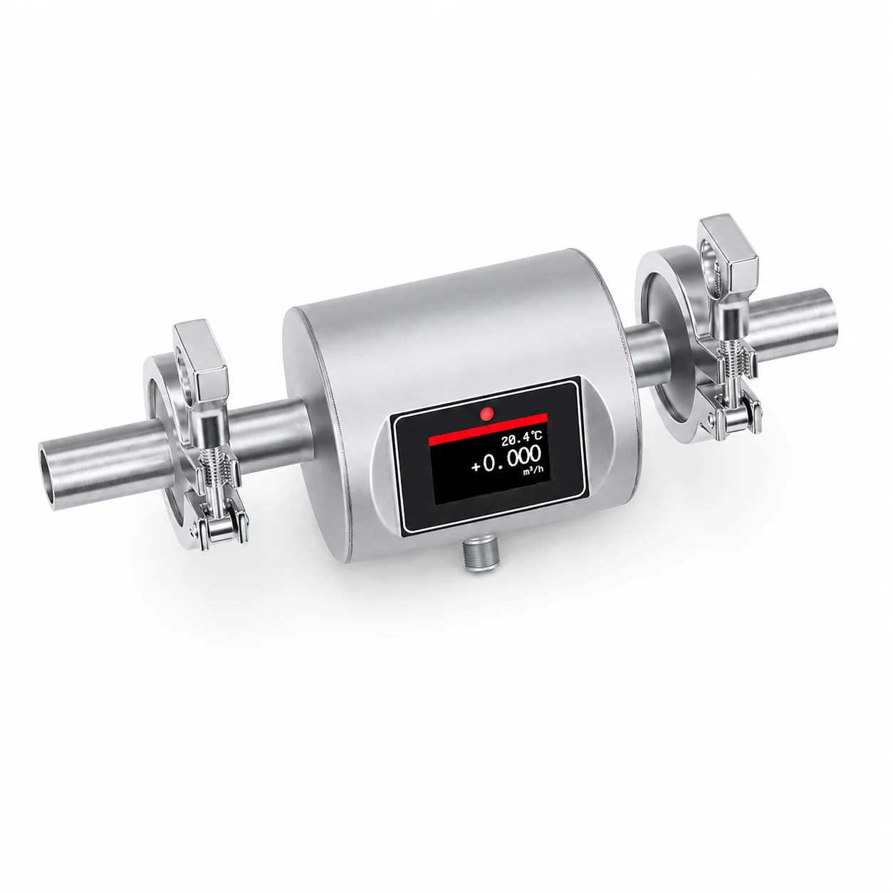 FMX240 Digital Electromagnetic Water Flow Meter DN6-DN65 ±0.5% RS485 Modbus RTU IP67 Compact Design