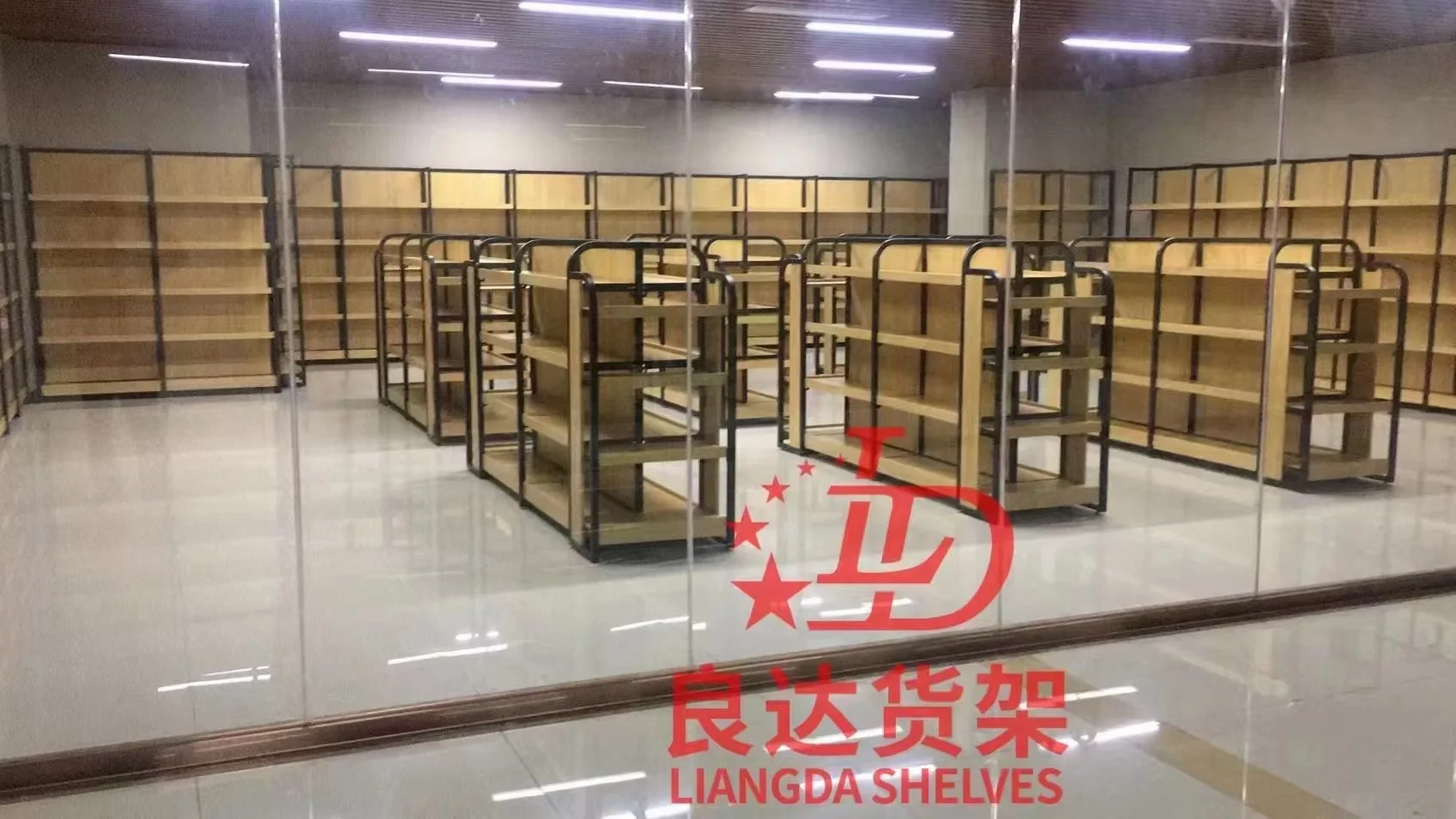 Wholesale Commercial Gondola Shelving Retail Store Shelving Liquor