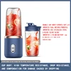 Gemstone Blue Double Cup with Lid