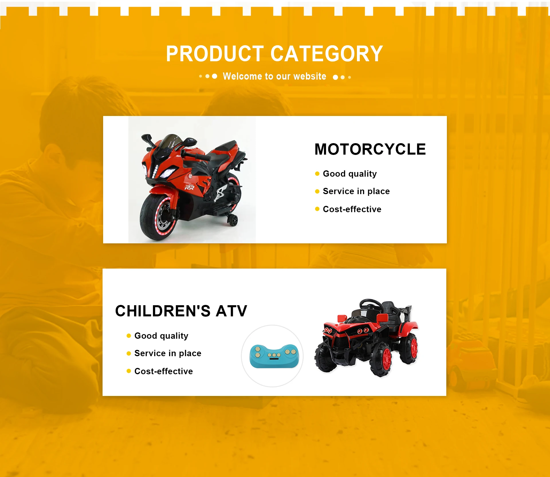 Handan Yiyang Children's Toys Co., Ltd. Children's toy car, Electric