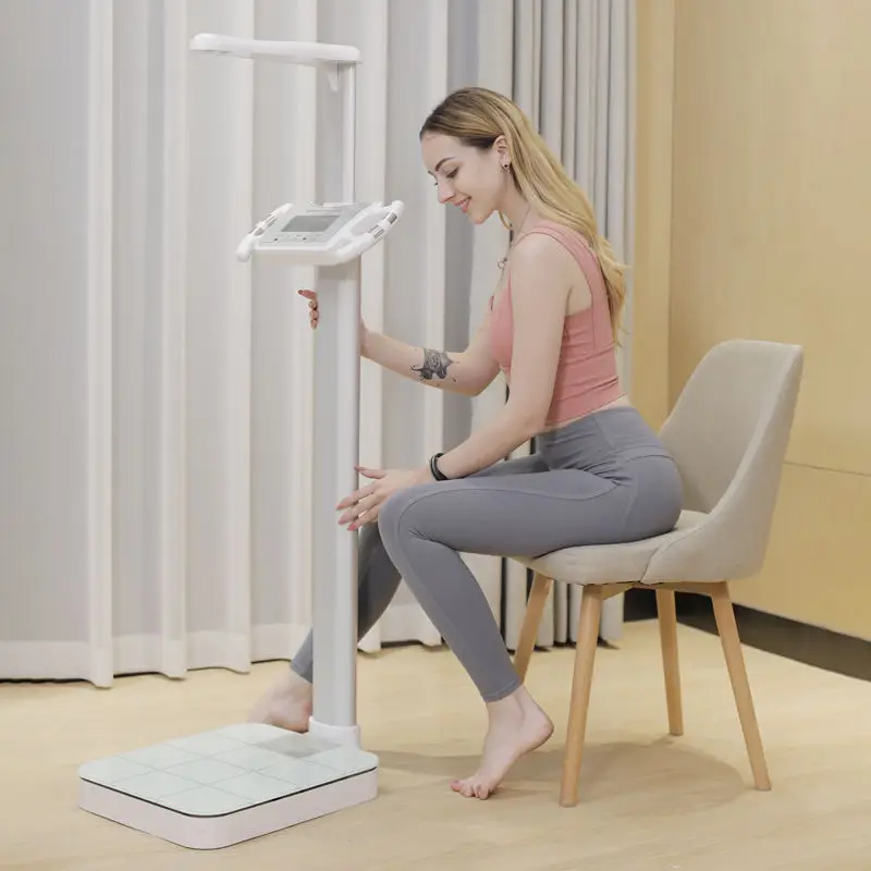 Digital Weighing Printer Height Measurement BMI Weight Machine With Height Scale for Human