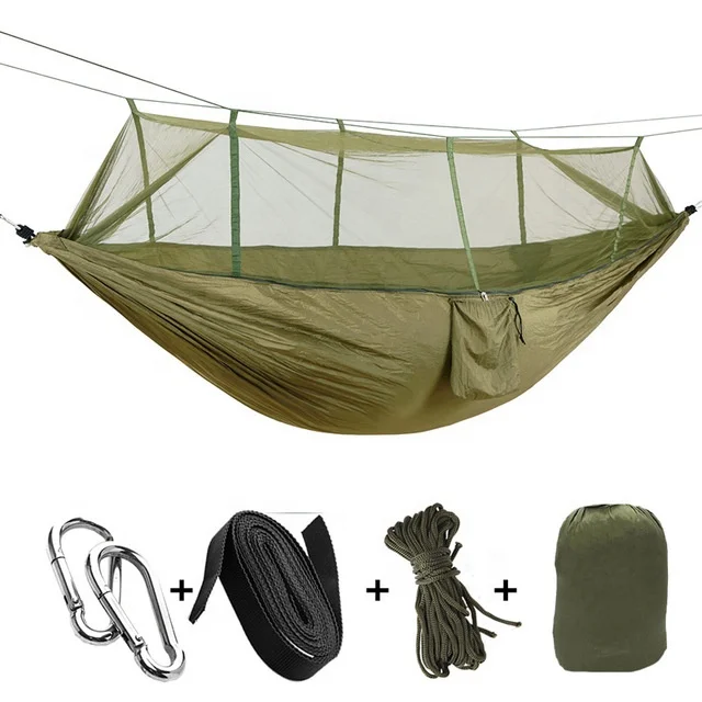 Outdoor Camping Portable Mosquito Net Nylon Hammock Hanging Bed Swing Sleeping Outdoor Camping Portable Mosquito Net Nylon Hammock Hanging Bed Swing Sleeping