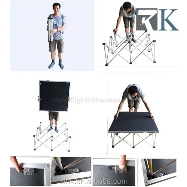 Smart Stage Platform Folding Aluminum Portable Stage Leg| Alibaba.com