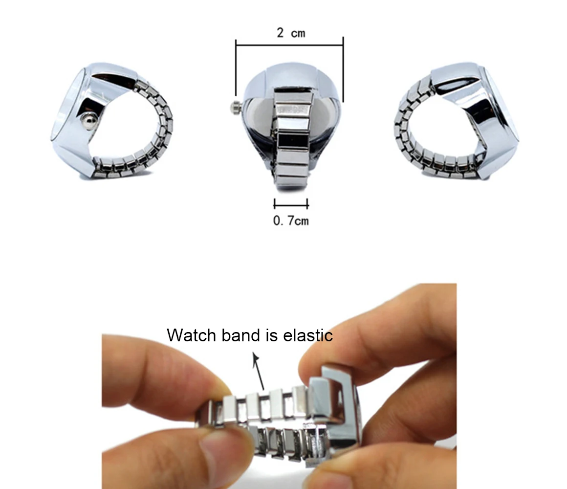 Round Ring Watch For Women Adjustable ring watches, For Personal Use at Rs  70/piece in Rajkot