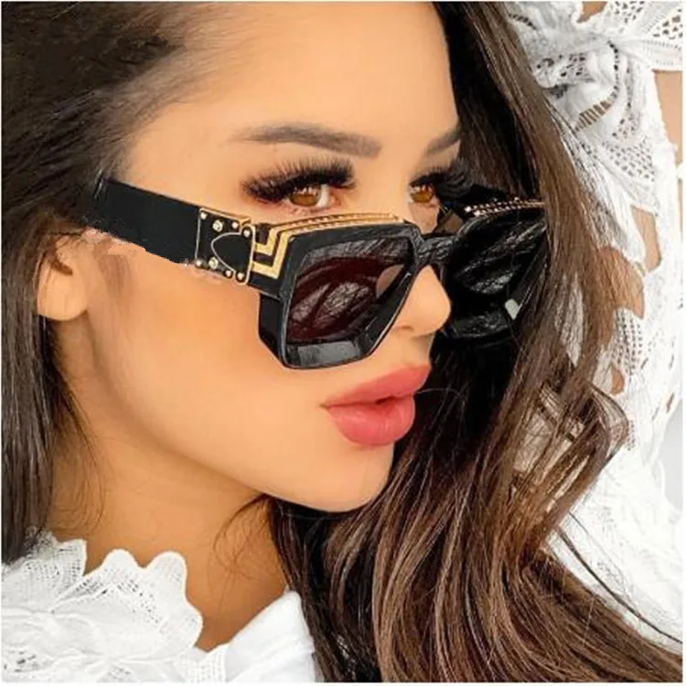 Square Sunglasses Luxury Millionaire Sunglasses Women Fashion