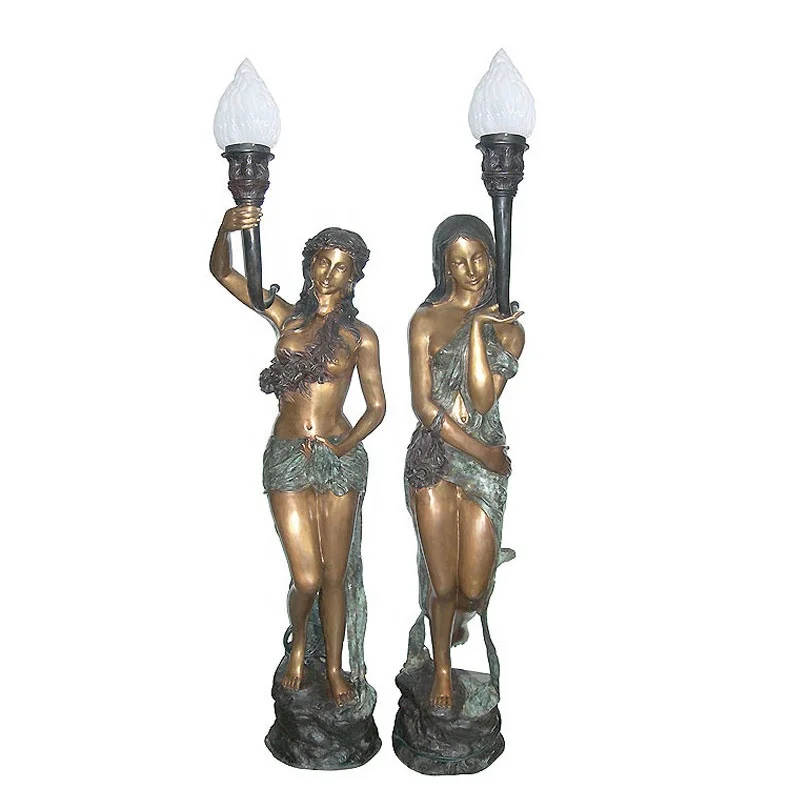 アンティーク ラリック ブロンズ女性像 彫刻 約68cm アンティーク ラリック ブロンズ女性像 彫刻 約68cm 彫刻・オブジェ