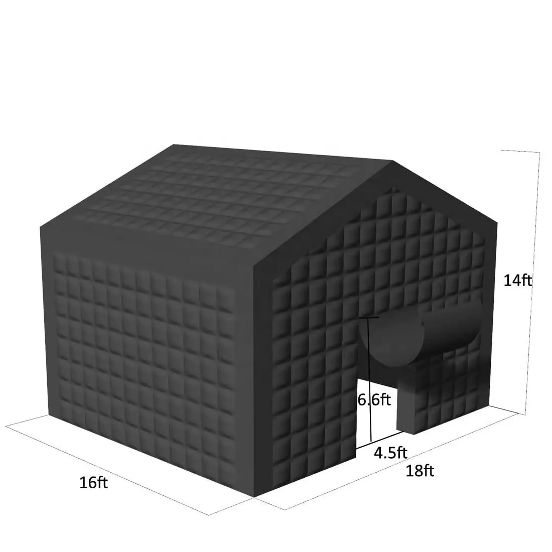 Надувная Ночная палатка из ткани Оксфорд или ПВХ
