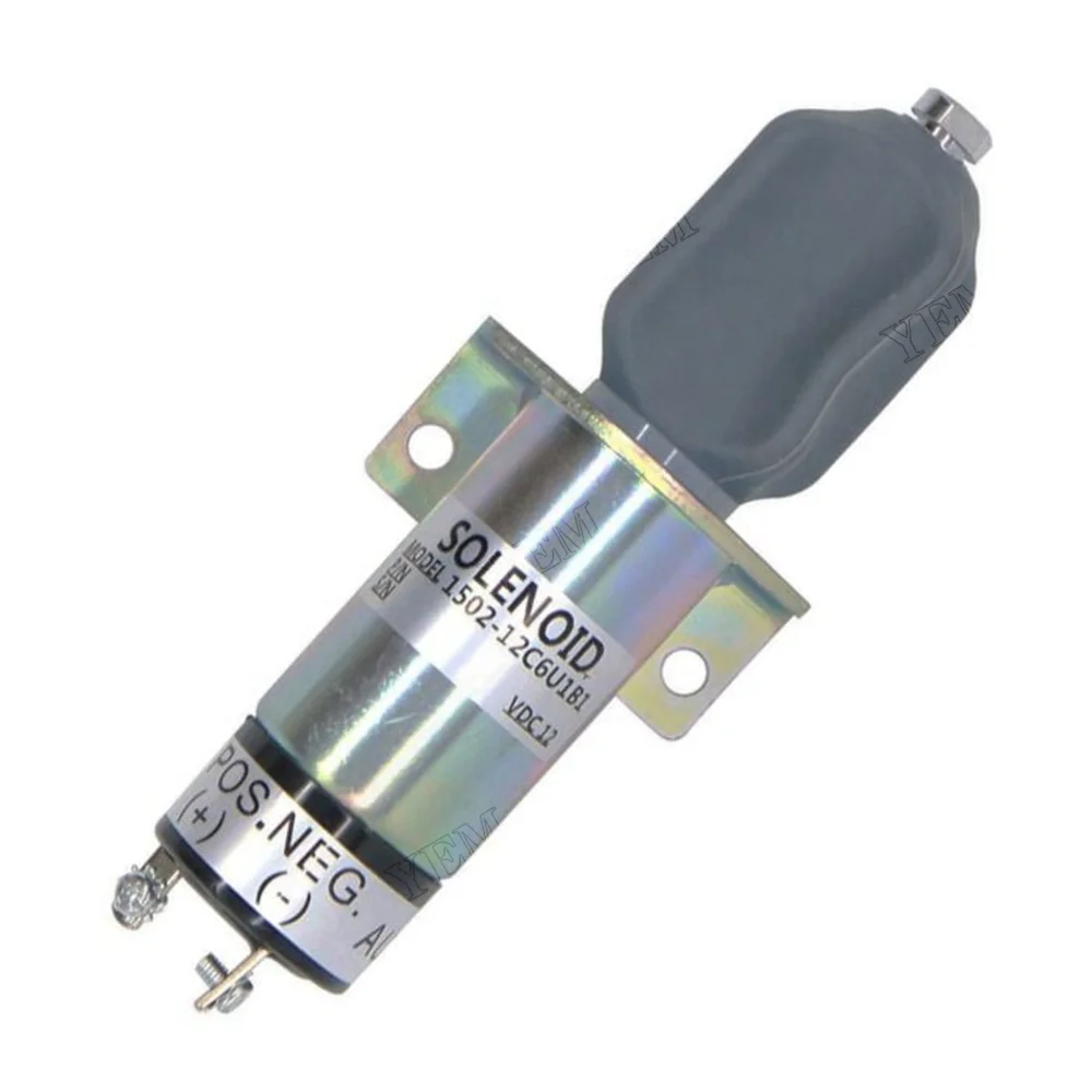 12V 3 Terminals Shutdown Stop Solenoid 2848231 for Perkins Engine 4.108 4.165 T6.3544 6.3544 4
