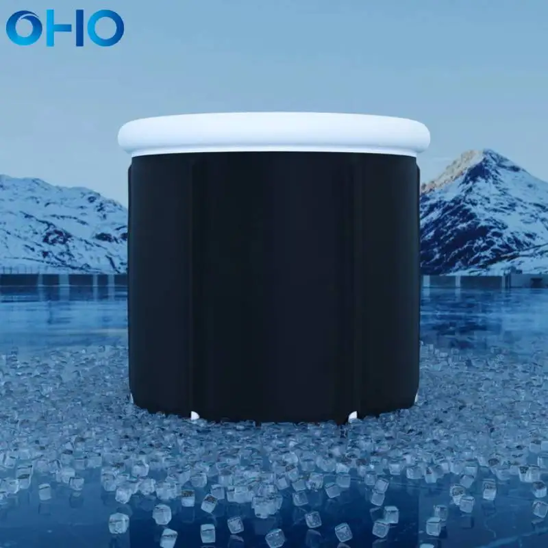 Cold Ice Pod Tub for Cold Water Therapy Recovery Inflatable Ice Bath Barrel Plunge Pool