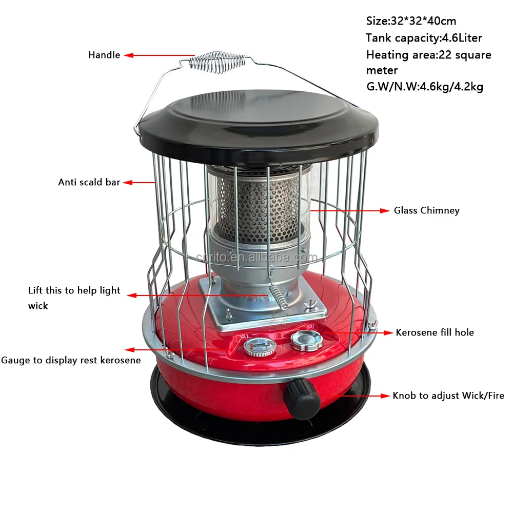 Kerosene Heater, Portable, 6L - detail 24