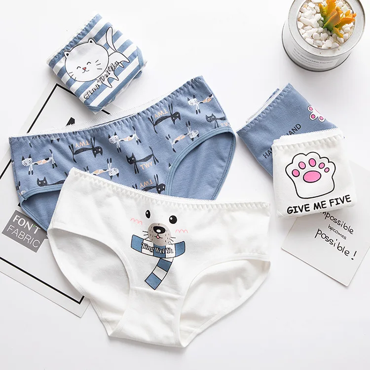 Tween Girls Cute Printed Underwear