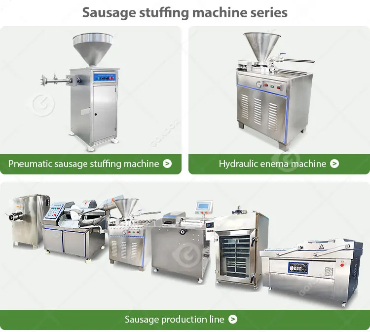 Automatic Electric Fill Mini Pneumatikly Stainless Steel Meat Beef Bratwurst Sausage Stuffer Filler Make Machine