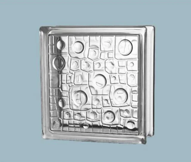 Hot Melt Glass Bricks ultra clear Glass Bricks Glass Block Hollow for Hotel
