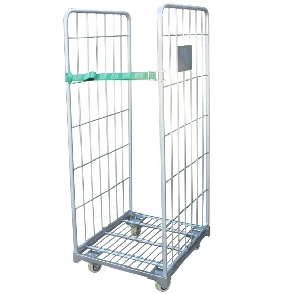 Storage Rack Trolley Roll Container Storage Cage Logistics Carts