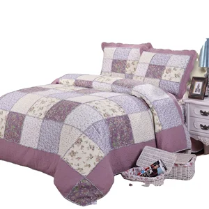 Wholesale High Quality Custom 3pcs Fitted Bed Sheet Bedsheet QuIt Cover Bedding Sets for Home